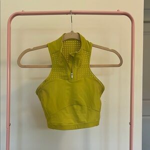 Lulu lemon crop neon athletic top